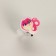 Ring with a spark "Cute snake" 3x3x3 cm