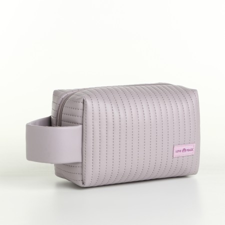 Lightning cosmetic bag, gray color