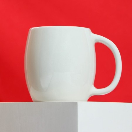 Ceramic "chest" white, 250 ml, white color-2