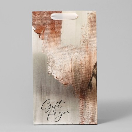 Gift package for two bottles, packaging, Bronza, 35 x 20 x 9 cm-4