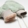 Mittens for claim. Minaku Minaku fluffy 25 cm mint