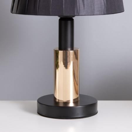 Table lamp "Lida" 1x40W E27 Black/gold 21x21x36cm-3