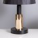 Table lamp "Lida" 1x40W E27 Black/gold 21x21x36cm