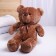 Soft toy "Bear", 65 cm, brown color, mix color