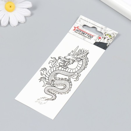 Tattoo on the body "Dragon" 5.6x12 cm-1