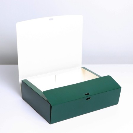 Gift folding box, packaging, "Emerald", 31 x 24.5 x 8 cm-3