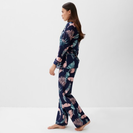 Пижама женская (рубашка и брюки) KAFTAN "Tropical dream" р. 52-54-1