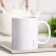 Mug with sublimation "honest alphabet", 320 ml
