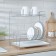 Dishes for dishes with a pallet 2-tier, 24 × 40 × 38 cm, chrome