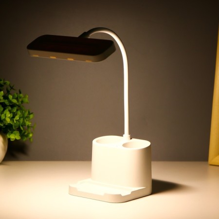 Table lamp touch lamp "Artes" LED 5W USB AKB White 14x10x37 cm Risalux-14