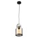 Lamp Bayerlux 2102/1bk E27 40W Black 15x15x100 cm