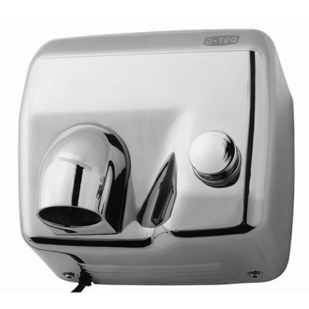 G-teq 8844 MC, 2.3 kW, anti-vandal, with button on, metal, chrome