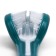 Animal toothbrush 360 degrees, green/white, 17.5 cm
