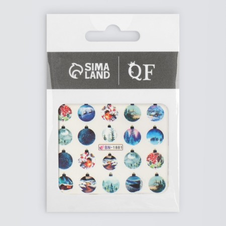 Nail slider 6.5*5.5cm BN-1881 (FAS 6pcs Price per pcs) CAP-2
