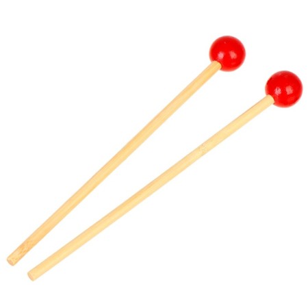 Toy drum, with sticks, on the tape, paper membrane, size: 15 × 15 × 7 cm-10