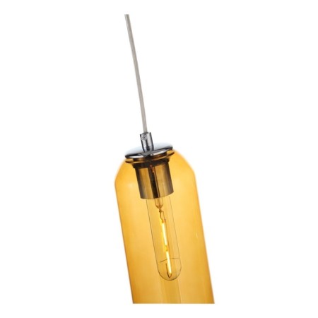 Suspension lamp ST LUCE. SL1145.193.01. Callana. 1x60 watts, E27, 10x10x50 cm, chromium color-8