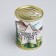 Candle in a tin bank Hile "Zvezda", 7.5x9.5 cm, type No. 1