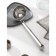 Powder for porridge, 250 ml, handle length = 30 cm, all -metal handle, silver color
