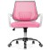 Children's armchair Ergoplus metal/fabric, chrome/pink 61x55x84 cm