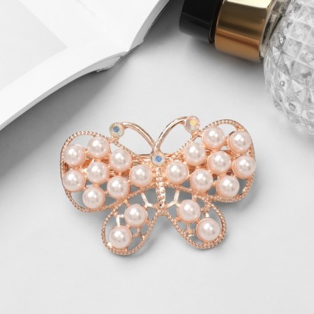 Hair hairpin "Loury" butterfly, 6.5 cm