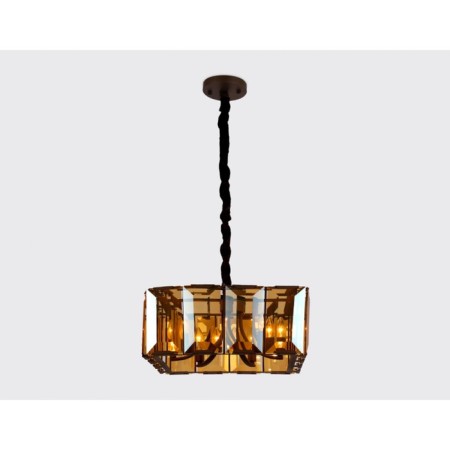 Crystal chandelier with Ambrella Light, Traditional, Tr5150, E14, Coffee color-4