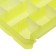 Box for baits KDP-2, 23 x 11.5 x 3.5 cm, yellow