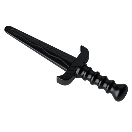 Plastic dagger, black color