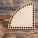 Harvesting "A quarter of a circle", bottom plywood 3 mm, 15 cm, d = 9mm