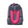 School backpack 38 x 30 x 16 cm, ergonomic back, stavia "flamingo" multicolor/gray