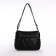Female bag on one shoulder, on a zipper, black color