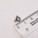 Castle-Karabin Post Sterption, (set 2 pcs.) 9 × 6 mm, ring