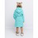 Baby robe, height 104 cm, mint color