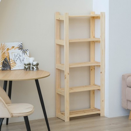 Wooden rack reinforced 150x64x28cm, 5 shelves-1