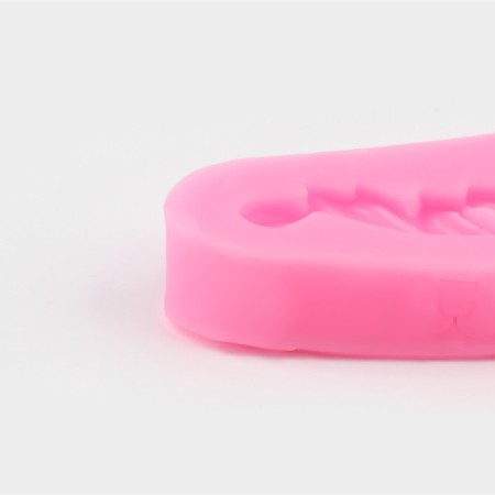 Mold Dolyana "Lepnina", silicone, 14.3 × 4.7 × 0.9 cm, pink color-3