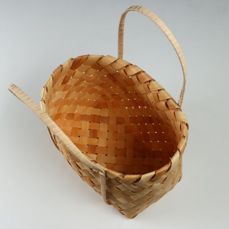Set of wicker baskets, 40x26xh24/45 cm, 33x21xh23/41 cm, 2 pcs, sequoia-3