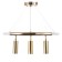 Bayerlux Lamp Viati Led 57W gold 50x50x14-100 cm