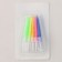 Topper for decoration "Happy Birthday", a set of candles 10 pcs.