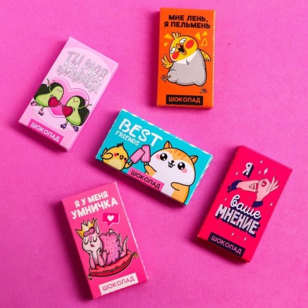 Milk chocolate “I'm my smart girl”: 27 g.-3
