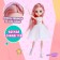 Fashionable hinge doll "Masha" in a dress, mix