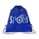 A bag for shoes 420 x 340 mm, calligrata Sport 1, (soft polyester, density 210d), blue mix