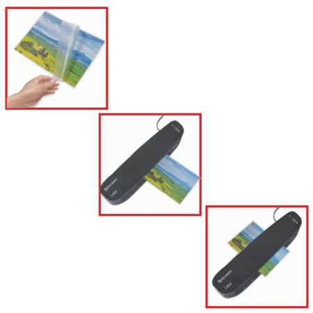 Laminating films for lamination 100 pieces, for A6, 125 μm format-3