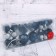 Set of balls plastic D-3 cm, D-4 cm, D-6 cm, 34 pcs "Night snowflakes" silver-blue