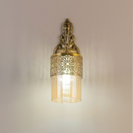 Sconces Citilux "emir" CL467313, 12x39 cm, 1x75W, e27, brown color-14