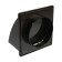 The output of the wall zein, 170 x 170 mm, d = 125 mm, with a check valve, brown