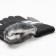 Baby gloves, black color, size 18