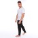 Homemade kit (T -shirt/pants), white/black color, size 56
