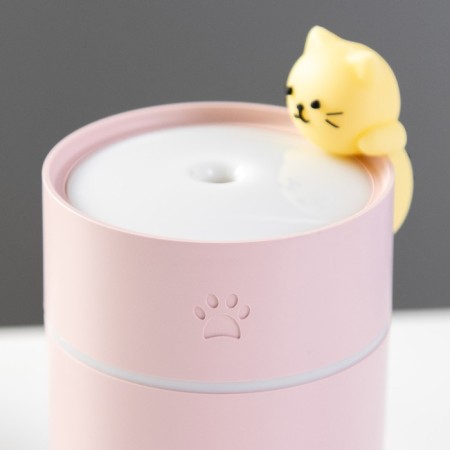 Night-wound-master "kitten" LED 2W USB 260ml pink 7.5x7.5x12 cm Risalux-6