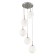 Suspended lamp Citilux "Tommy" CL102054, 36x36x56 cm, 5x40W, E14, gray color