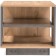 Archie's coffee table 12.01 chipboard, oak gold Craft/stone dark 78x50x46 cm