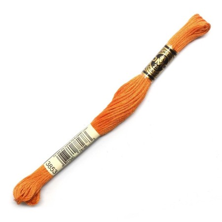 The threads of the DMC 117 (3853), 12 pcs. packaged